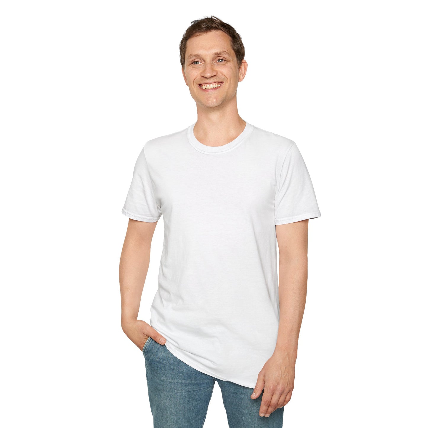 Turn-of-My-Feelings Tee — Classic White Crewneck