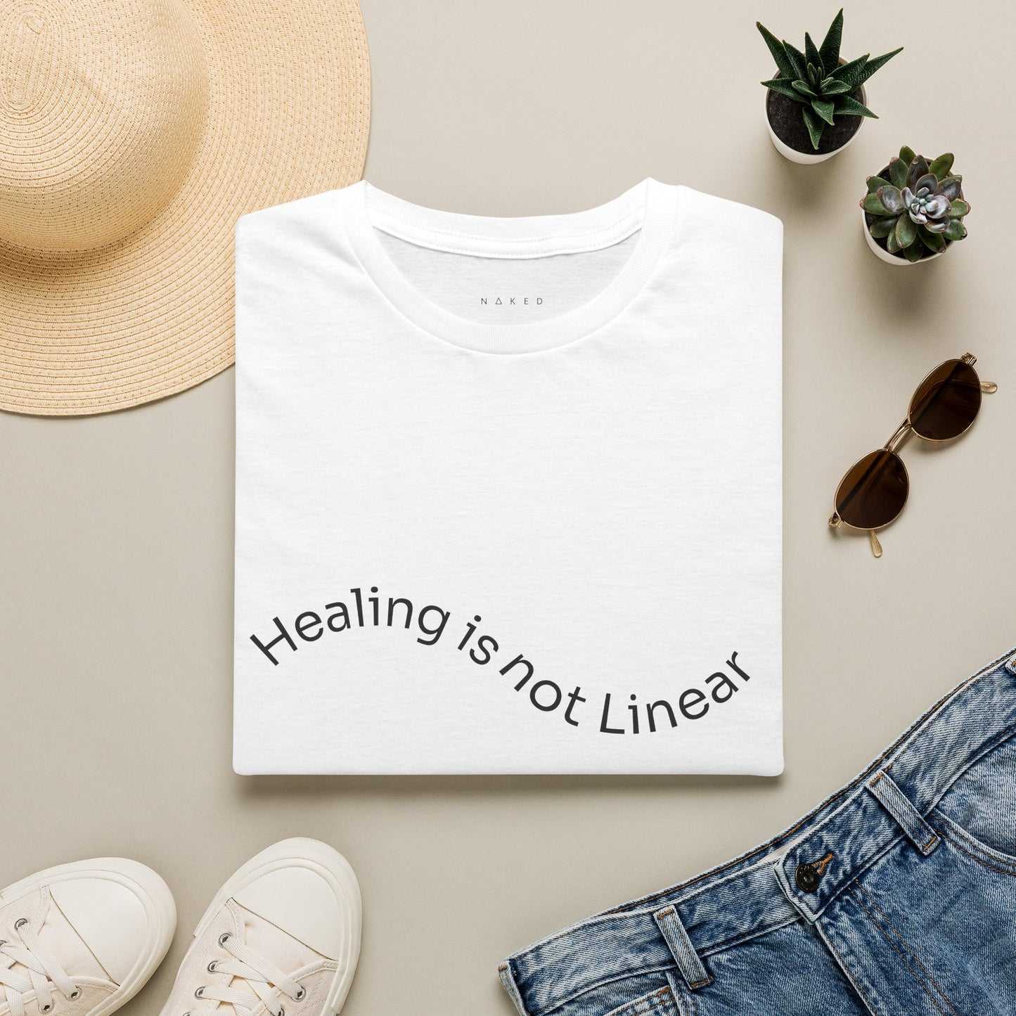 Healing Is Not Linear — Unisex Tee