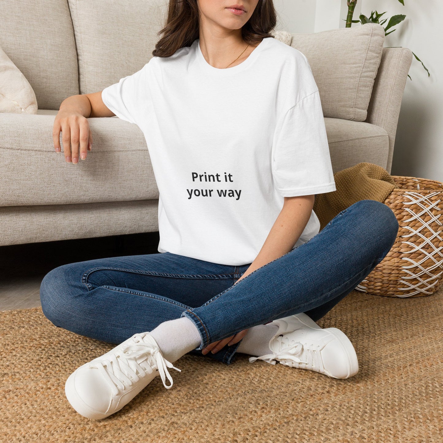 T-Shirt — Minimal “Print it your way” Graphic Tee