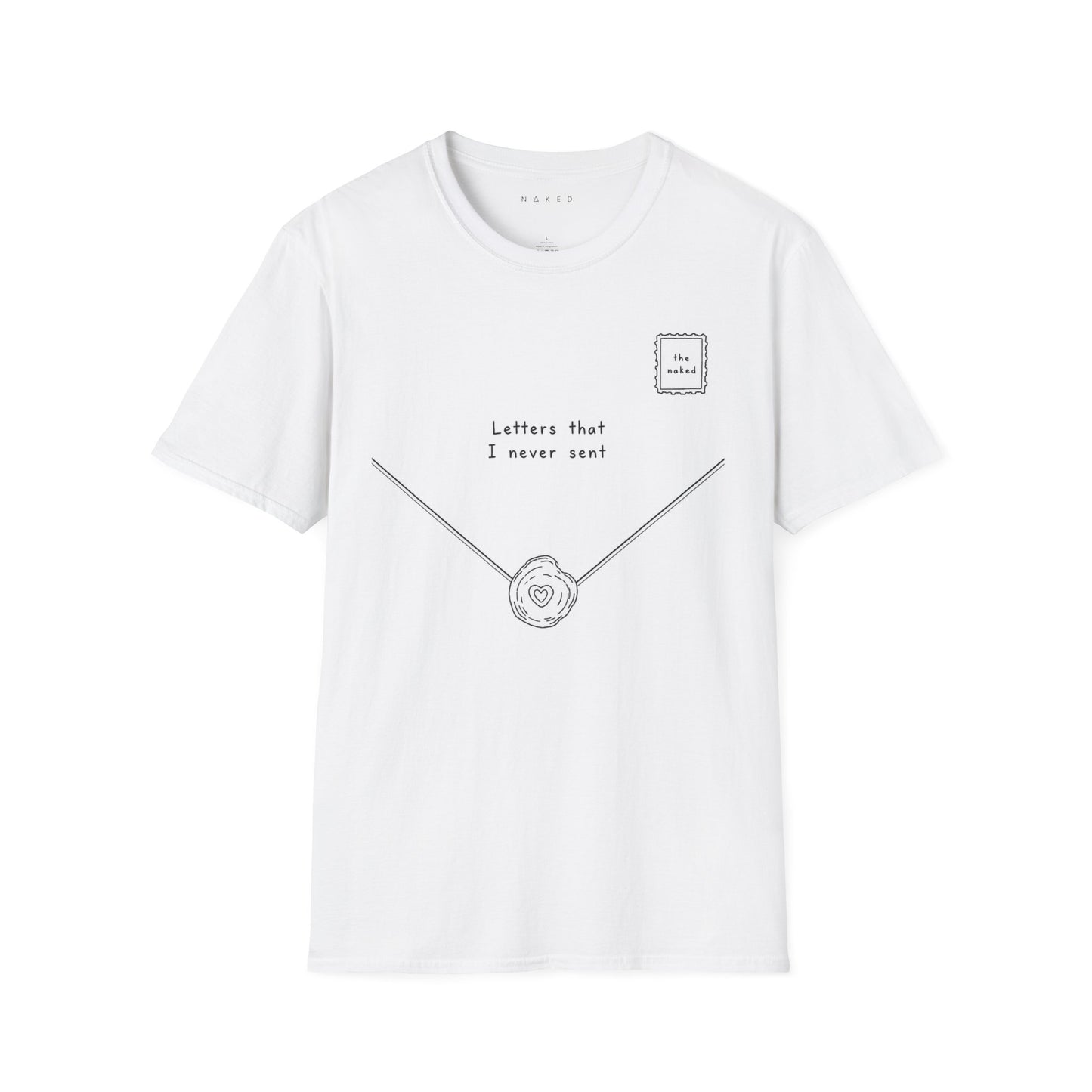 Letters That I Never Sent T‑Shirt — Vintage Envelope Graphic