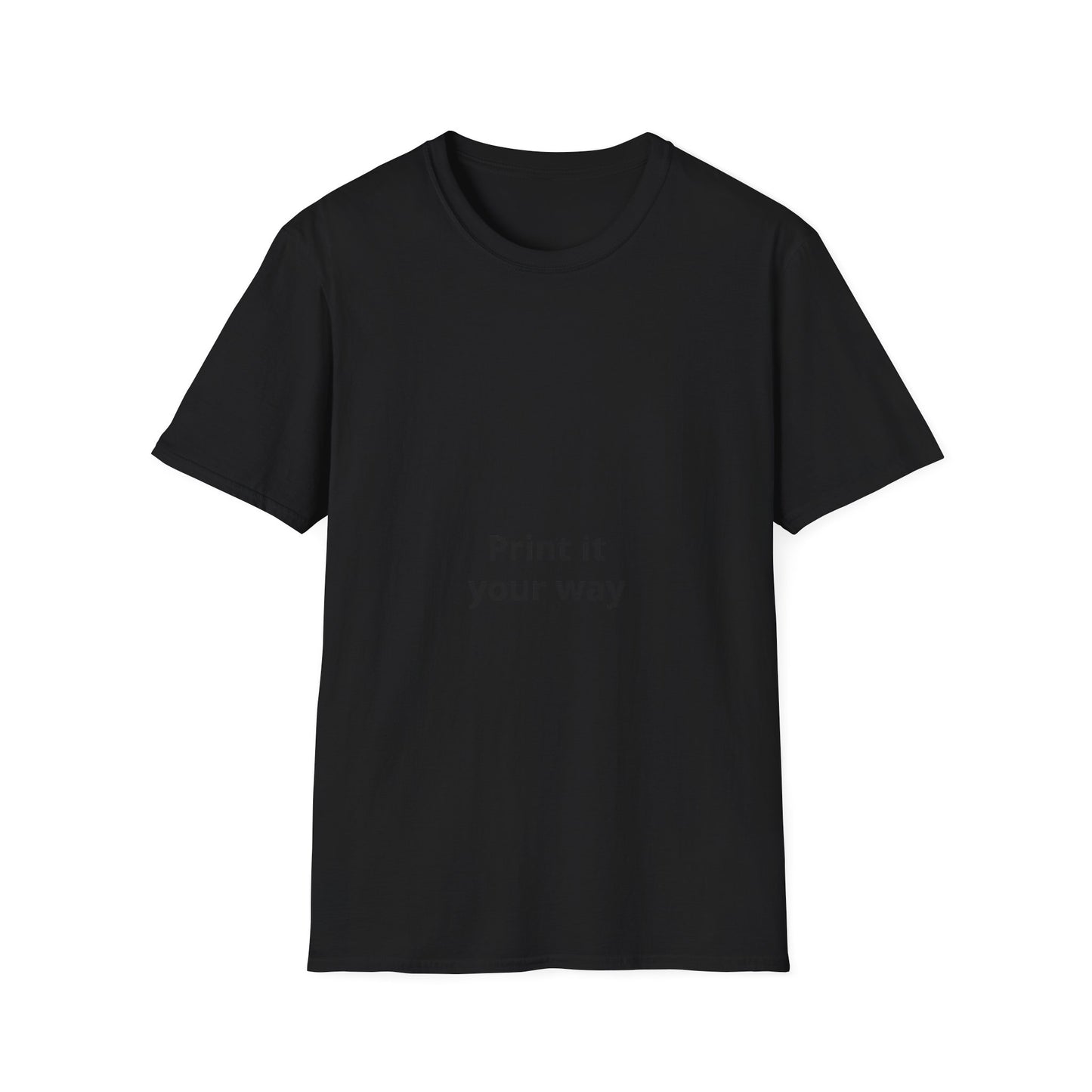 T-Shirt — Minimal “Print it your way” Graphic Tee
