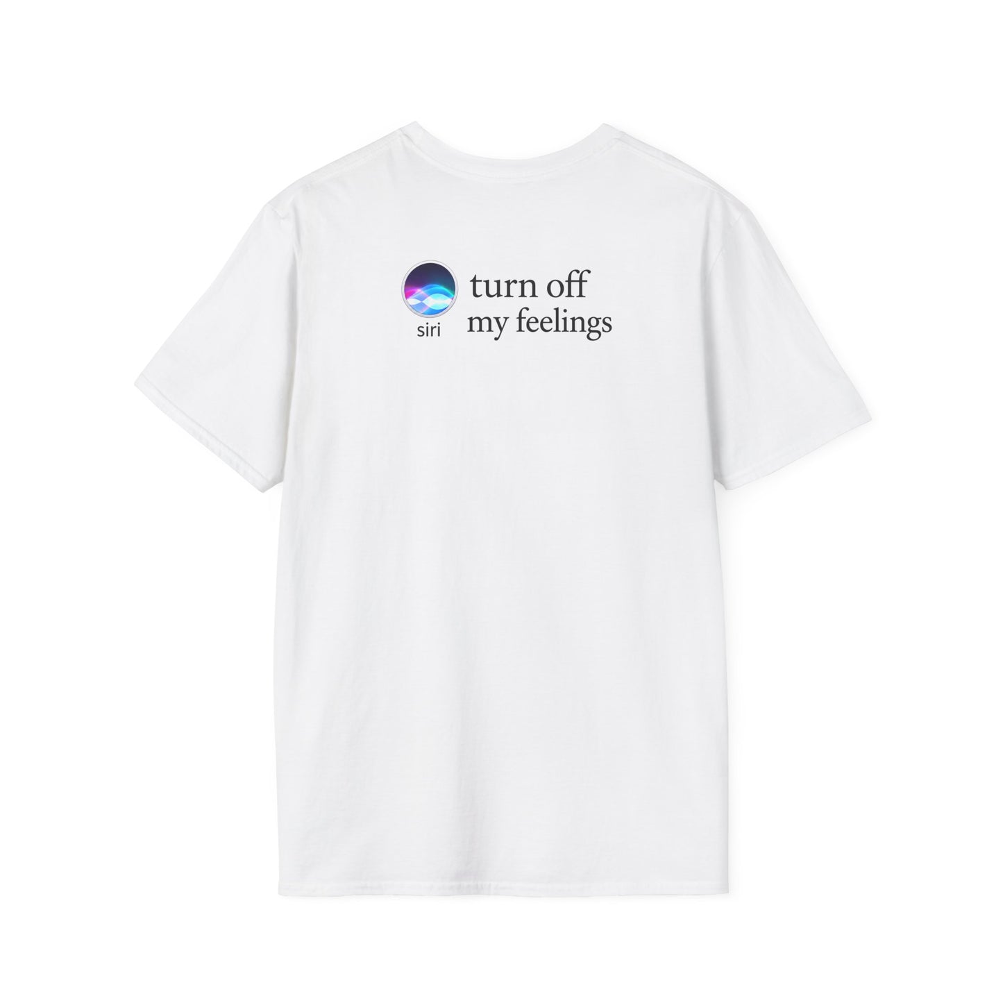 Turn-of-My-Feelings Tee — Classic White Crewneck
